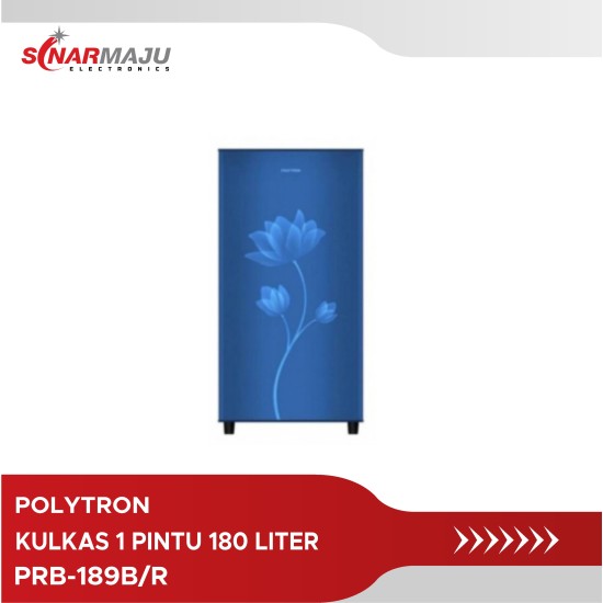 Polytron Kulkas 1 Pintu 180 Liter Prb 189br